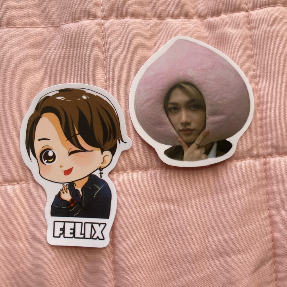 Felix Yongbok bundle of 2 stickers Stray Kids Stay SKZ